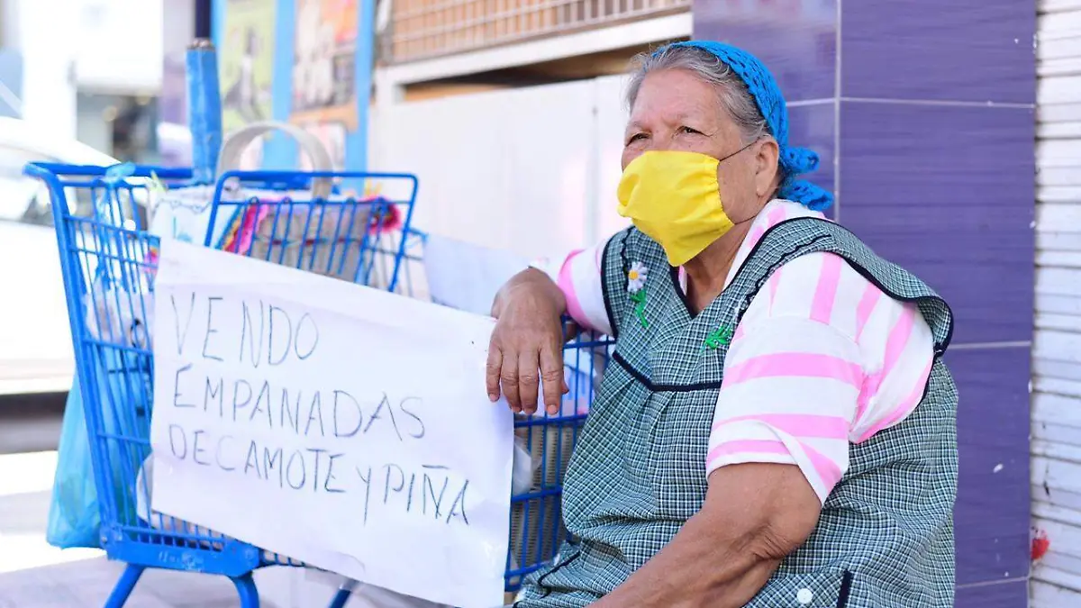 Vendedora empanadas